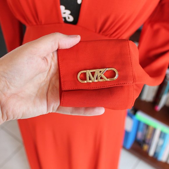 Gorgeous Michael Kors Burnt Orange Dress Brand New - Picture 7 of 10